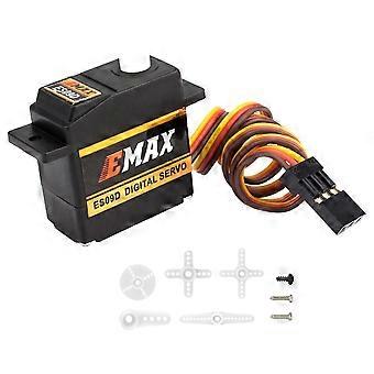 EMAX ES09D Digitales Servo, wasserdichtes Servo mit Getriebe für Emax Servo für RC-Autos, Hubschrauber, Boote und Flugzeuge