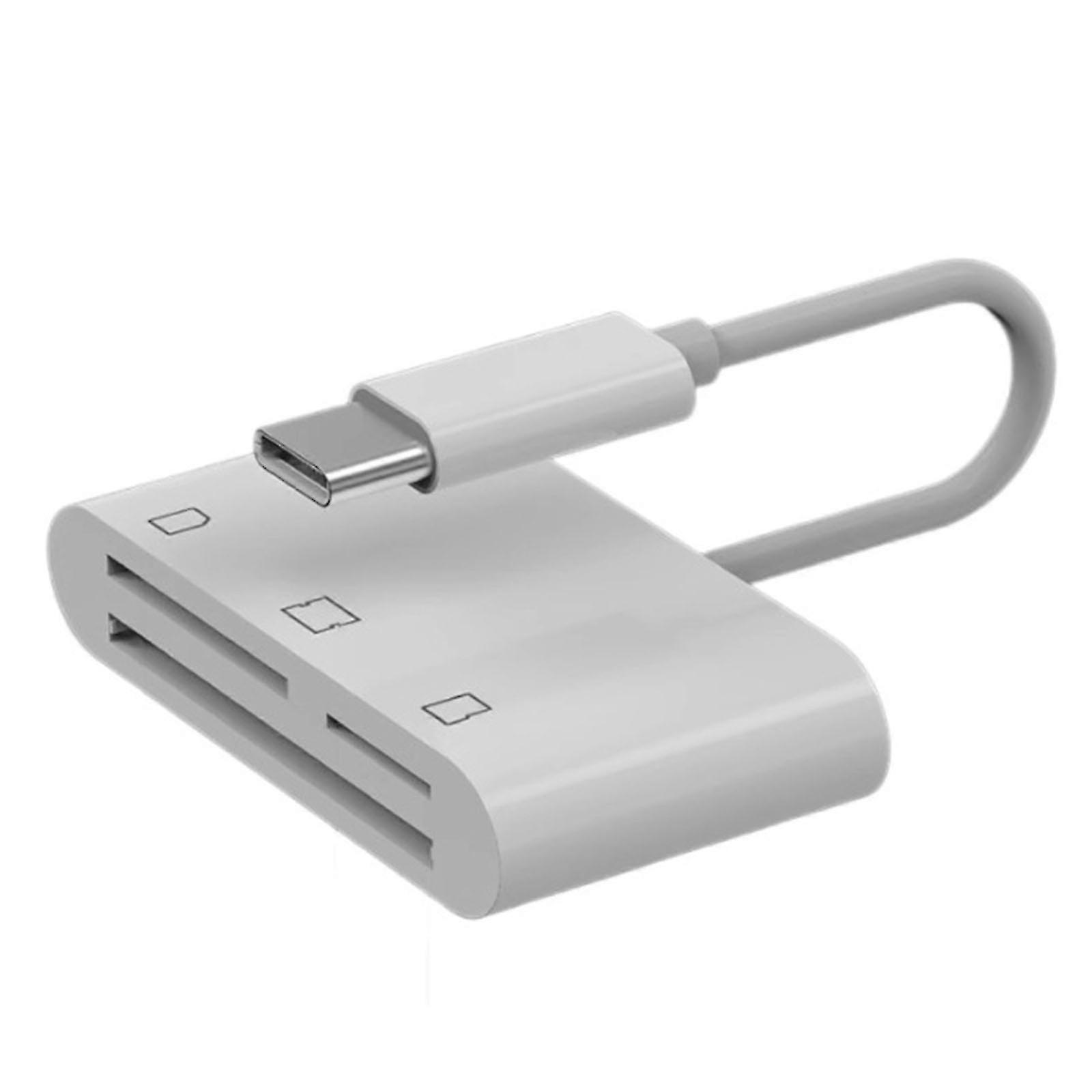 Portable Triple Format USB C Card Reader