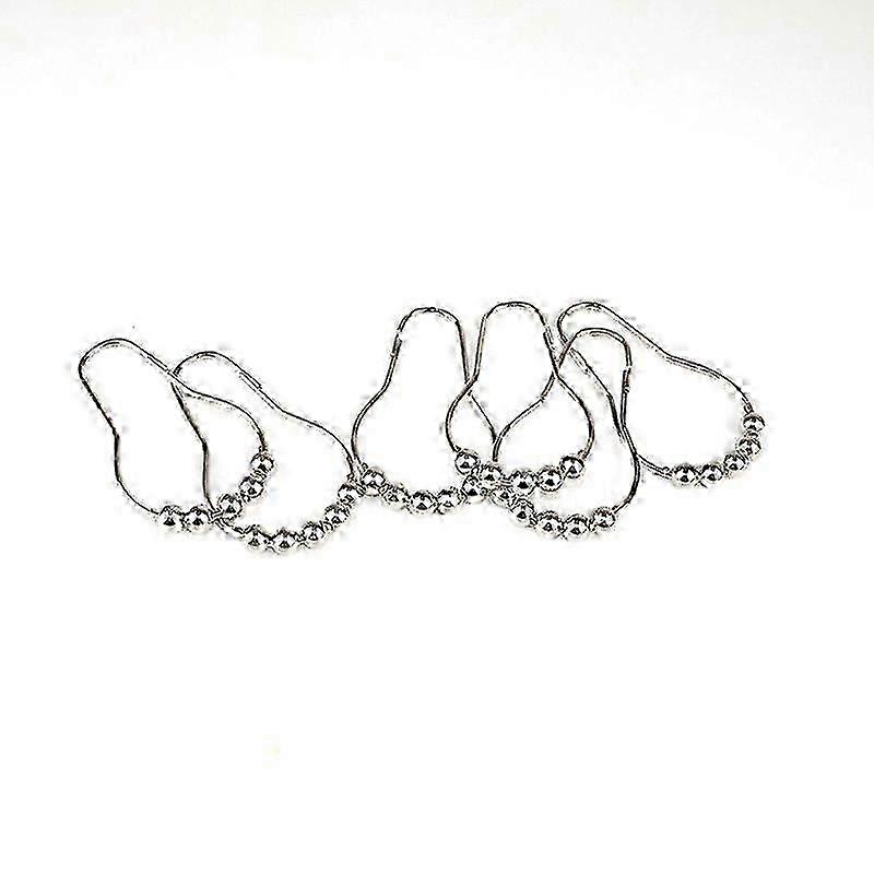 24Pcs Rollerball Shower Curtain Hooks