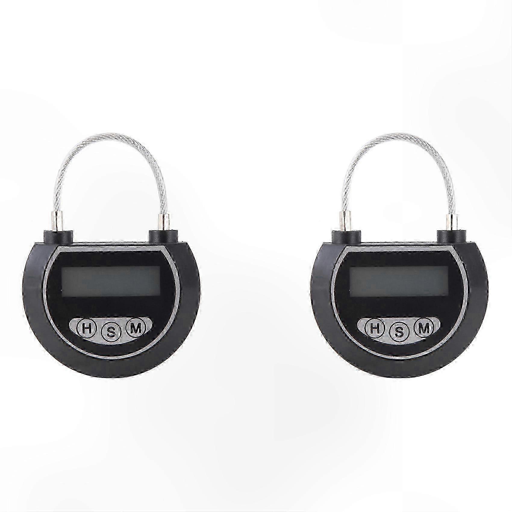 Dual Electronic Time Lock Timer Container with Multi-Function for Toy Storage