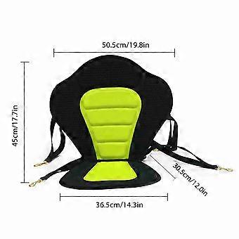 Kayak Seat Paddle Board Seat with Back Support Waterproof Padded Kayak Seat and Backrest with Adjustable Straps for Kayaking and Fishing
