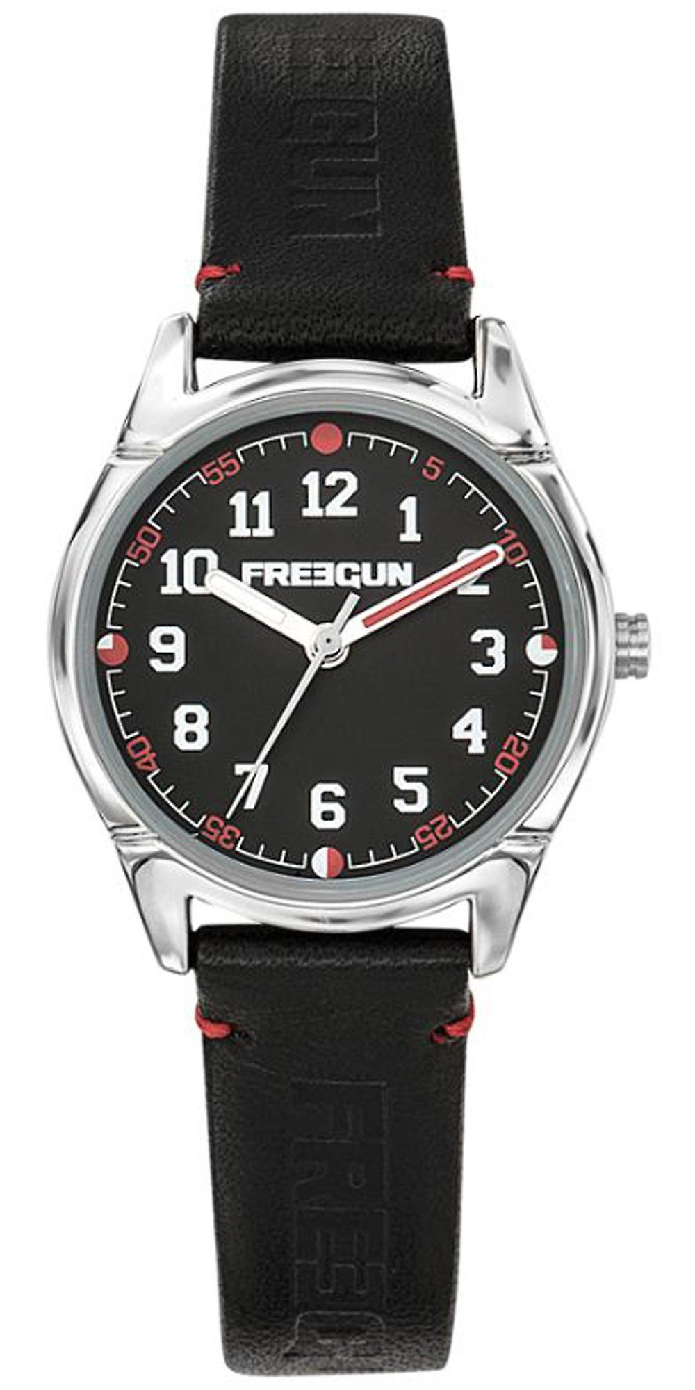 Freegun ? varial ? ee5221 ? children's watch children's analog quartz watch with cowhide bracelet EE5221