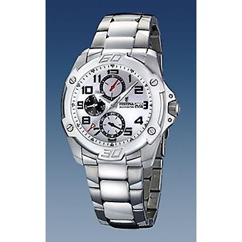 Festina f16385/1 Quartz Analog Unisex Watch with Stainless Steel Bracelet F16385/1