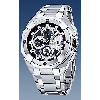 Festina f16351-1 Quartz Analog Man Watch with Stainless Steel Bracelet F16351-1