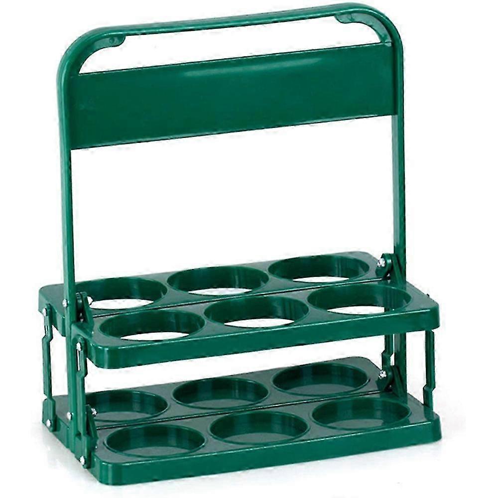 Durable 6-Hole Foldable Bottle Basket