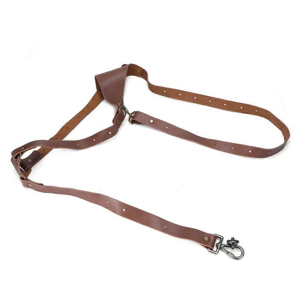 Brown right shoulder design Camera Shoulder Strap Adjustable length structure Multi-functional quick draw style DSLR Sling Strap