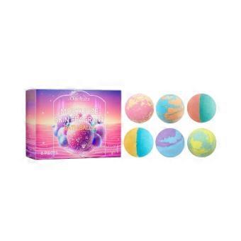 OceAura Bubble Bath Ball Moisturizing Plant Floral Fragrance Lasting Fragrance Deep Cleansing Wedding Gift Set 6pcs