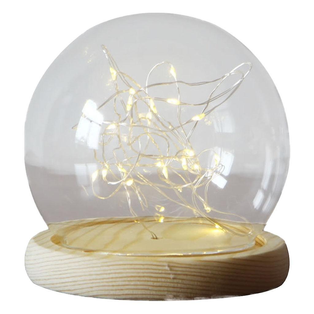 Mini Clear Glass Dome Display Case Home Ornament