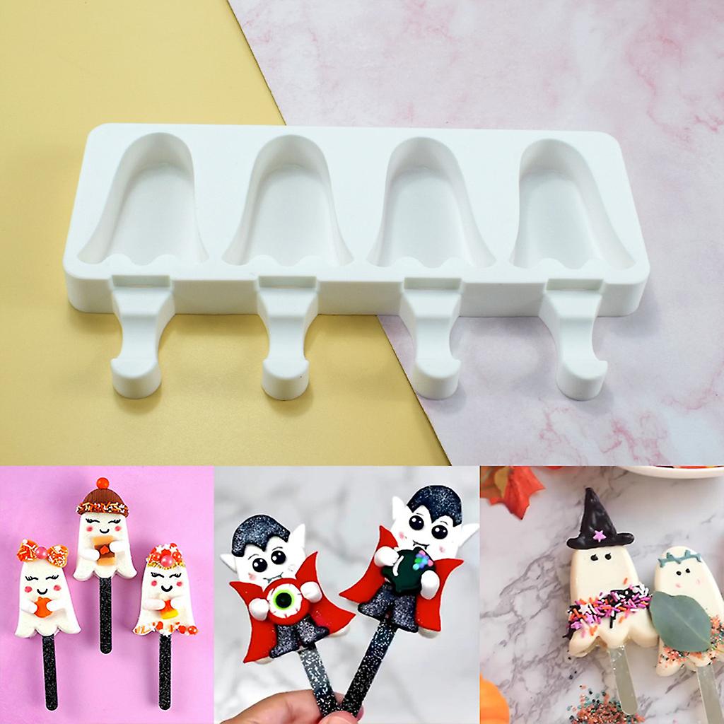 DIY Leuke Candy Mold Cute Ghost Shape Paste Mold Kinderen Kerstcadeau Thuis