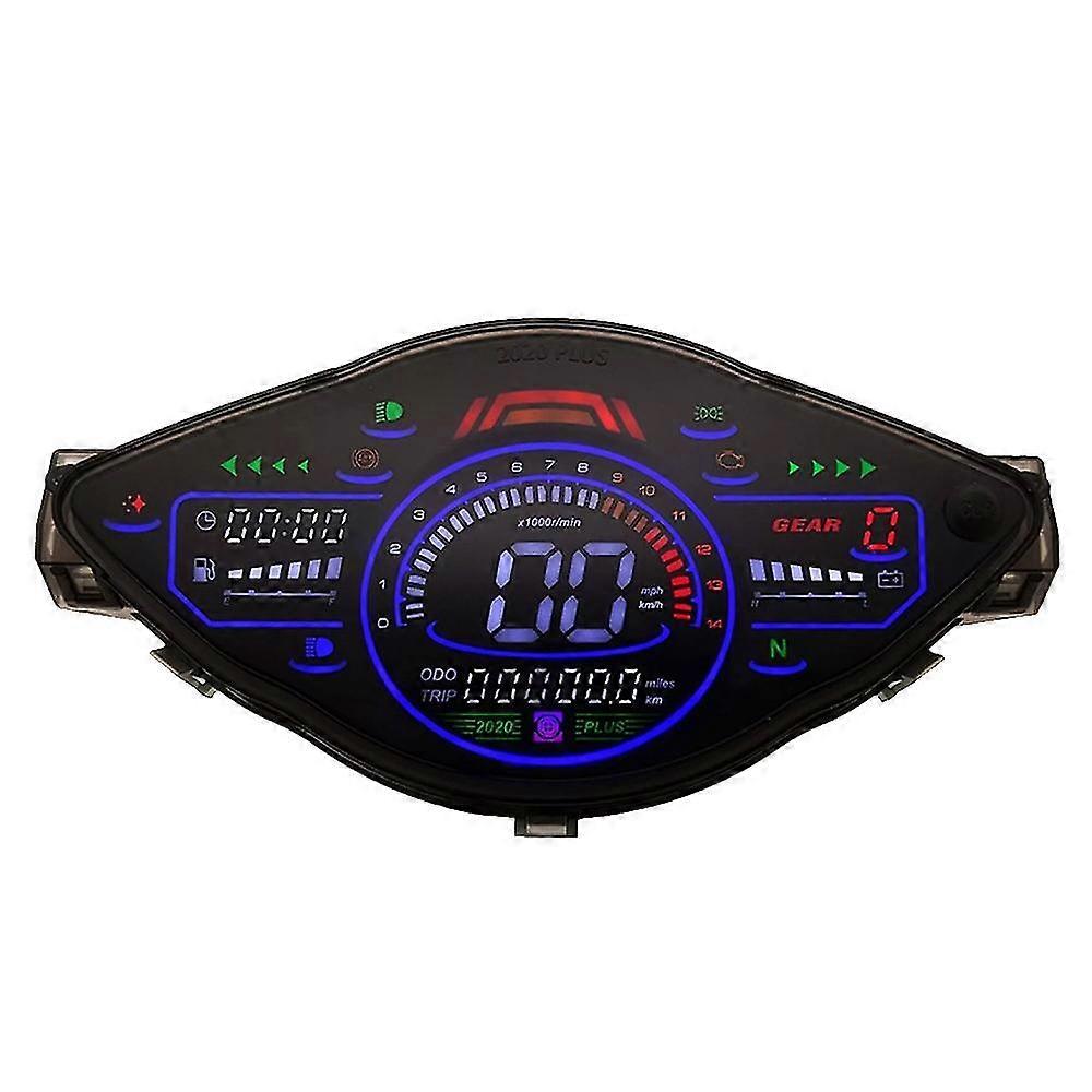 Full Led Meter Digital For Wave100 Wave 100r Wave110 Wave110r Speed Meter Odometer
