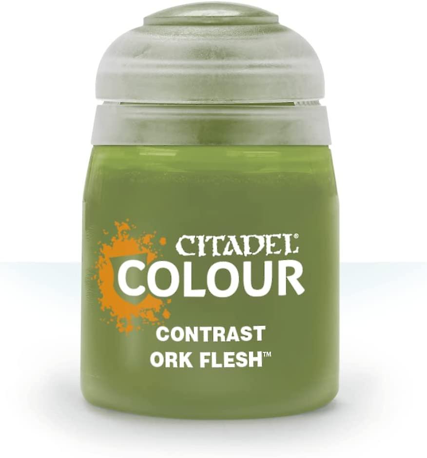 Games Workshop - Citadel Farbkontrast: Ork Flesh (18ml) Farbe