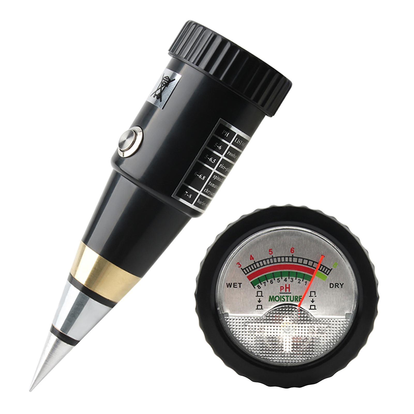 2 in 1 Soil PH and Moisture Meter Pointer Soil PH Tester Soil Moisture Gauge with Waterproof Gasket