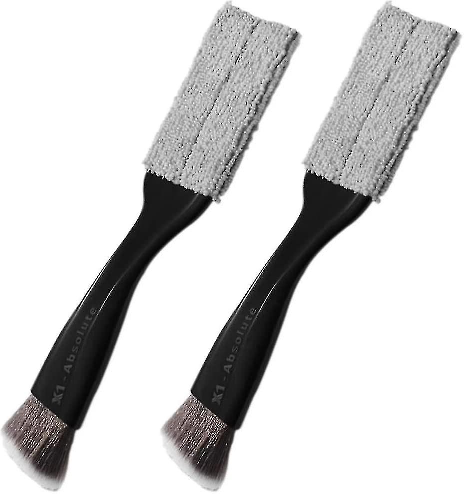 2pcs Car Cleaning Brushes Mini Duster For Car Air Vent