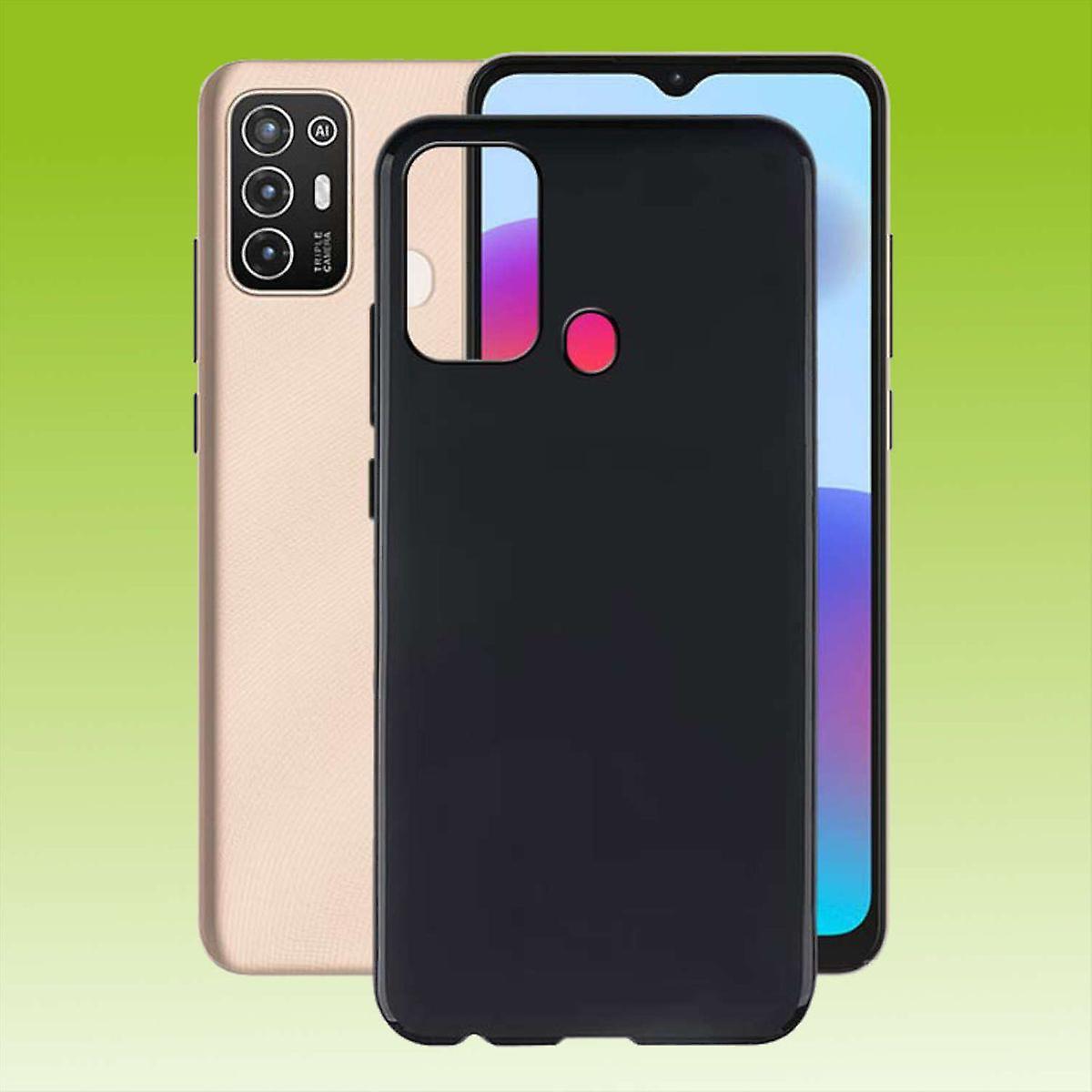 For ZTE Blade A52 Silicone Case TPU Protector Black Mobile Phone Case Sleeve Cover Case Accessories New