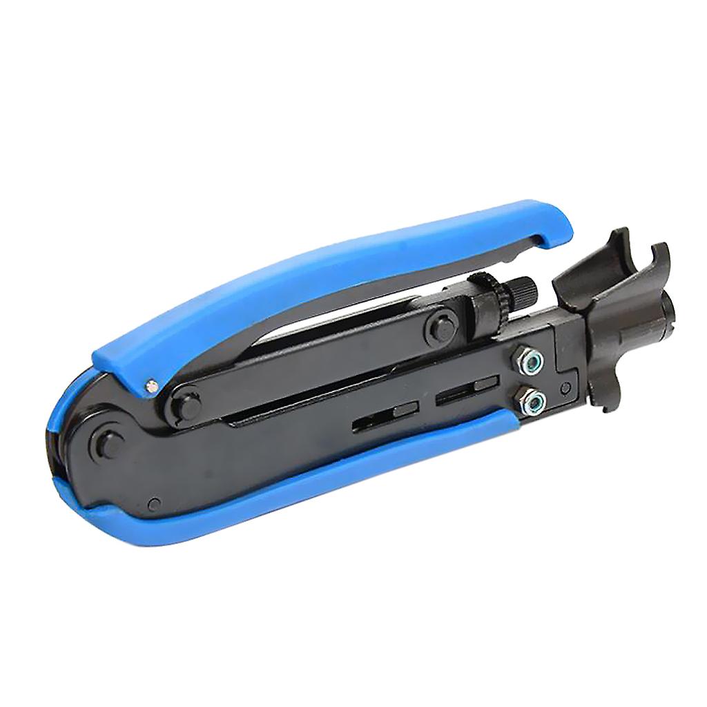 2 in 1 Compression Crimping Tool F-Type RG59/RG6/RG11 Coaxial Cable Crimper