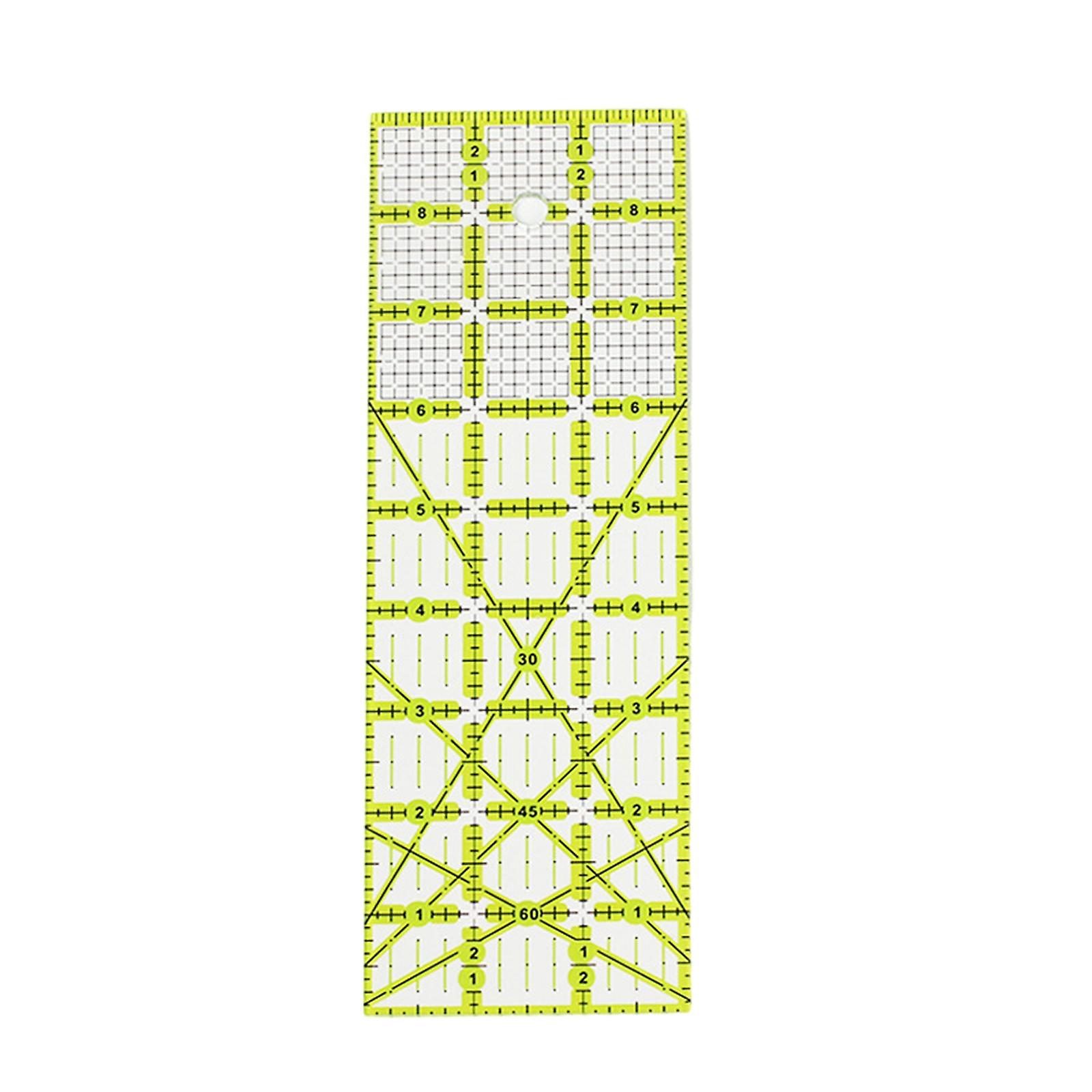 Acrylic Patchwork Ruler Cutting Ruler 9 inch Clear and Accurate Handmade