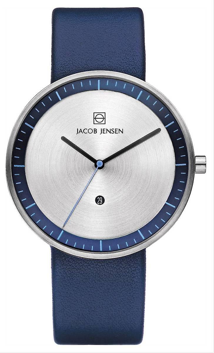 Jacob Jensen Strata Series Watch - Blue/Silver