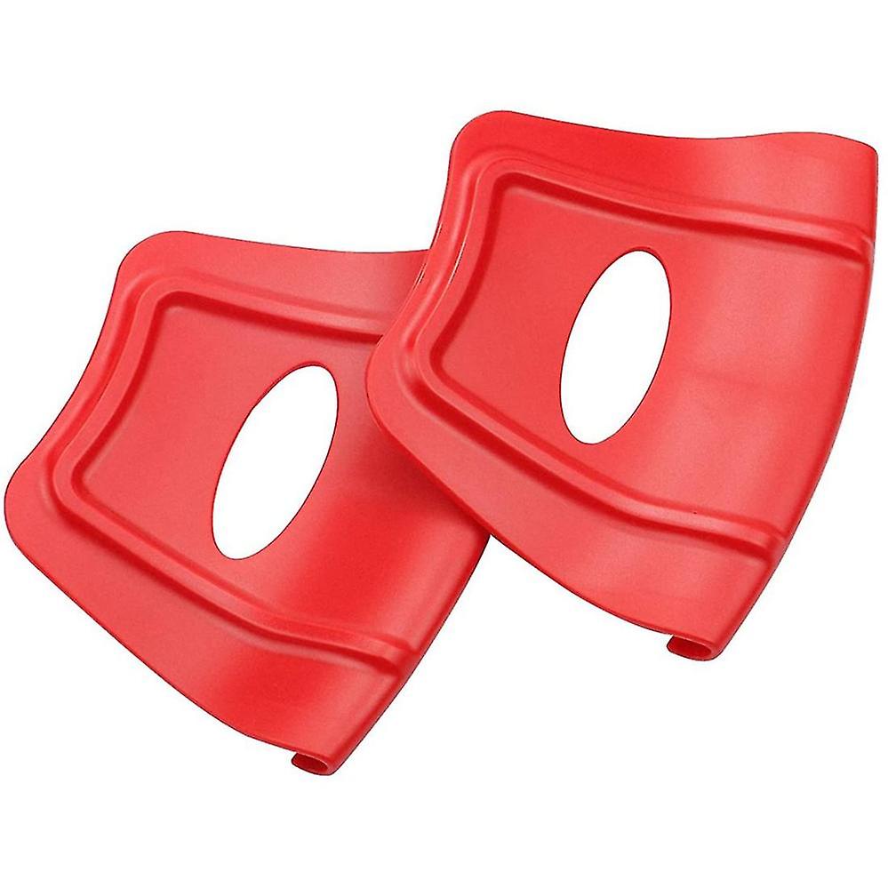 Wheel Rim Shield Protector Tool For Motorcycle Bike Atv 2pcs, Red