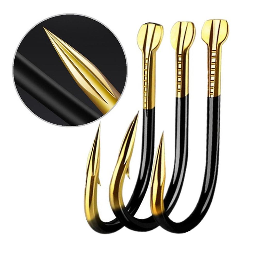 10pcs/pack High Quality Fish Hook Barbed Colored Tungsten Alloy