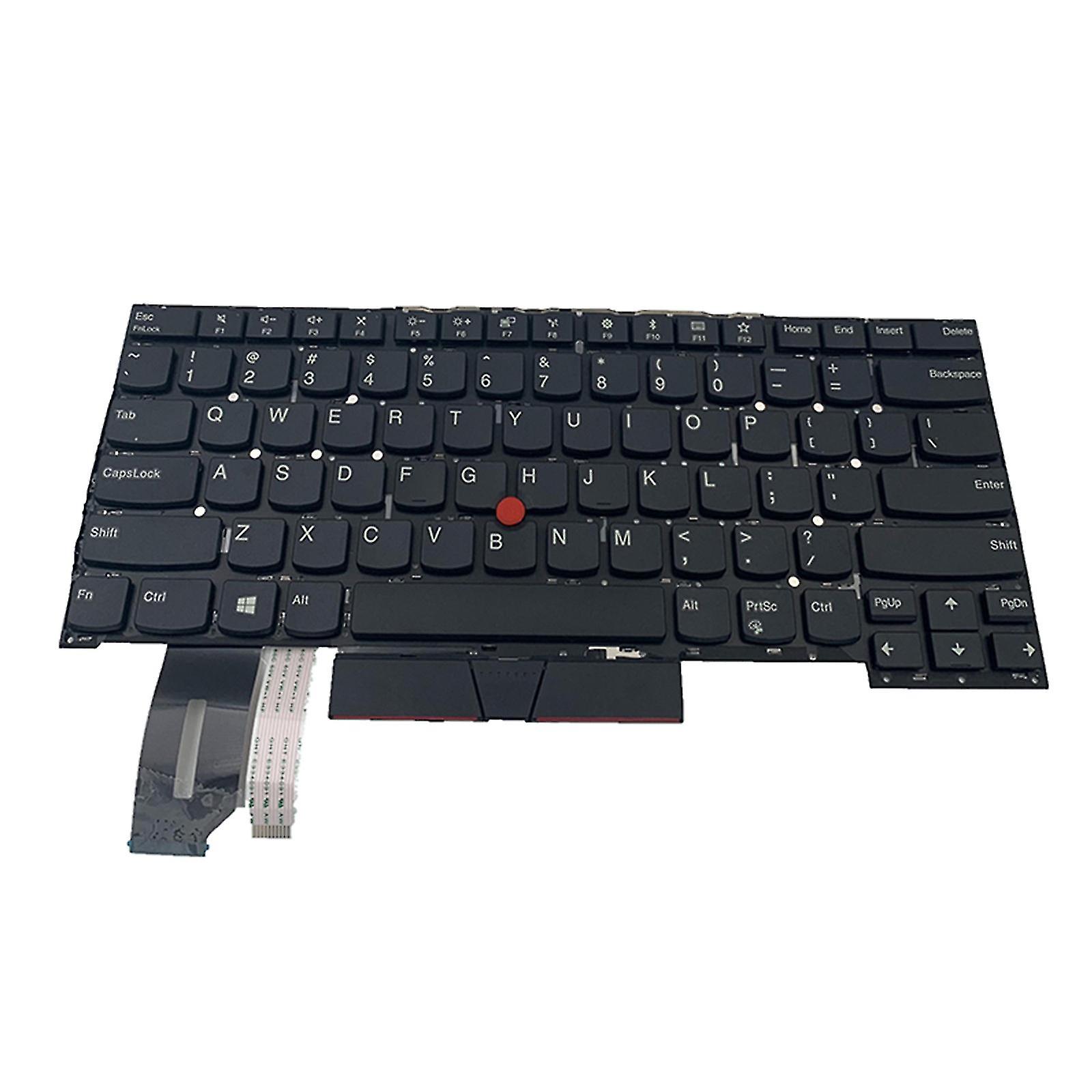 Us Layout Replacement Keyboard Without Backlit Compatible With Lenovothinkpad T490s T495s