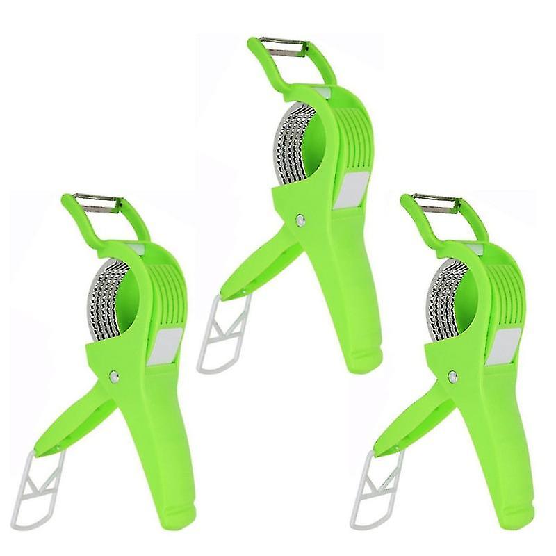 3pcs Fruit Cutter Convenient Easy To Use Banana Slicer Efficient Safe Cucumber Cutter