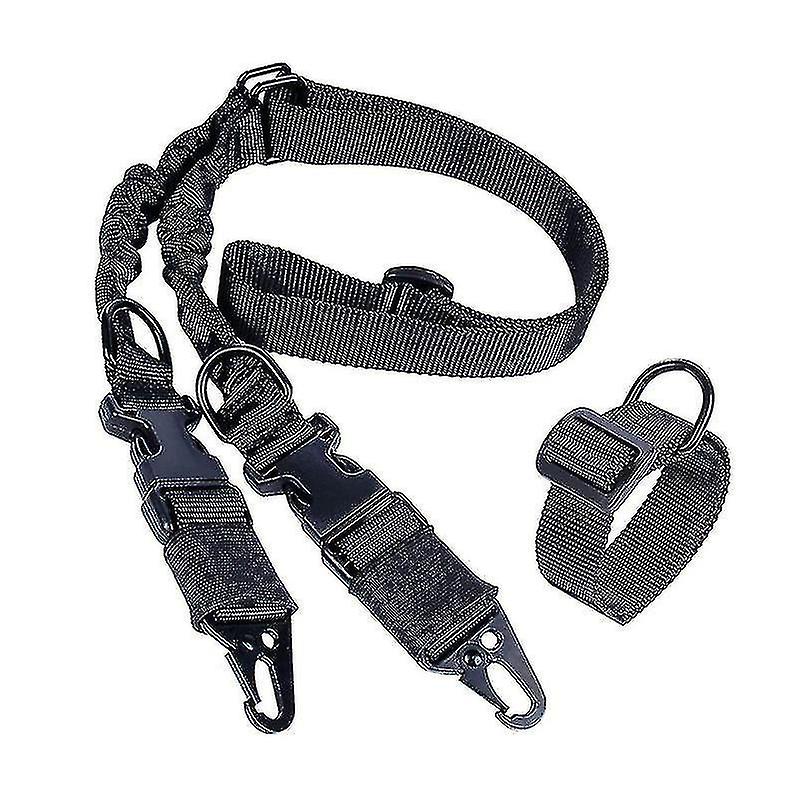 Tacticaldouble-point Gun Rope Rifle Sling Metal Hook Quick Release Belt Air Gun Paintball Military G