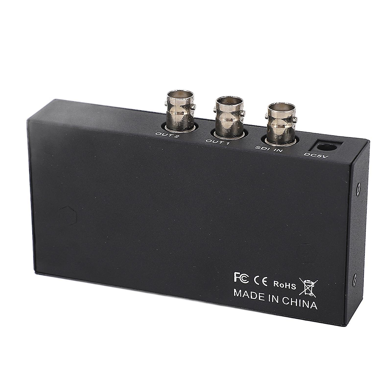 SDI 1X2 Splitter 1 In 2 Out Verteilung Repeater Extender US-Stecker 100?240V