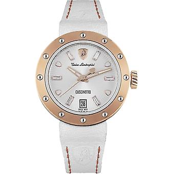 Cuscinetto lady reloj para Mujer Analógico de Cuarzo con brazalete de Piel de vaca TLF-A05-5