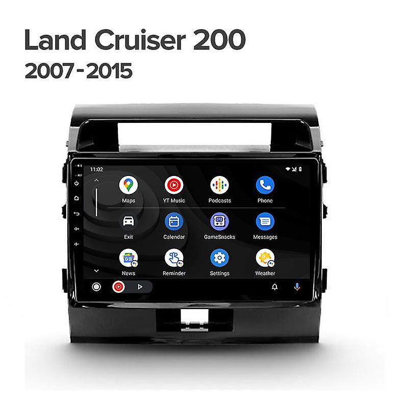 For Toyota Land Cruiser 11 200 2007-2015 Car Radio Android Auto Carplay Navigation Multimedia Player