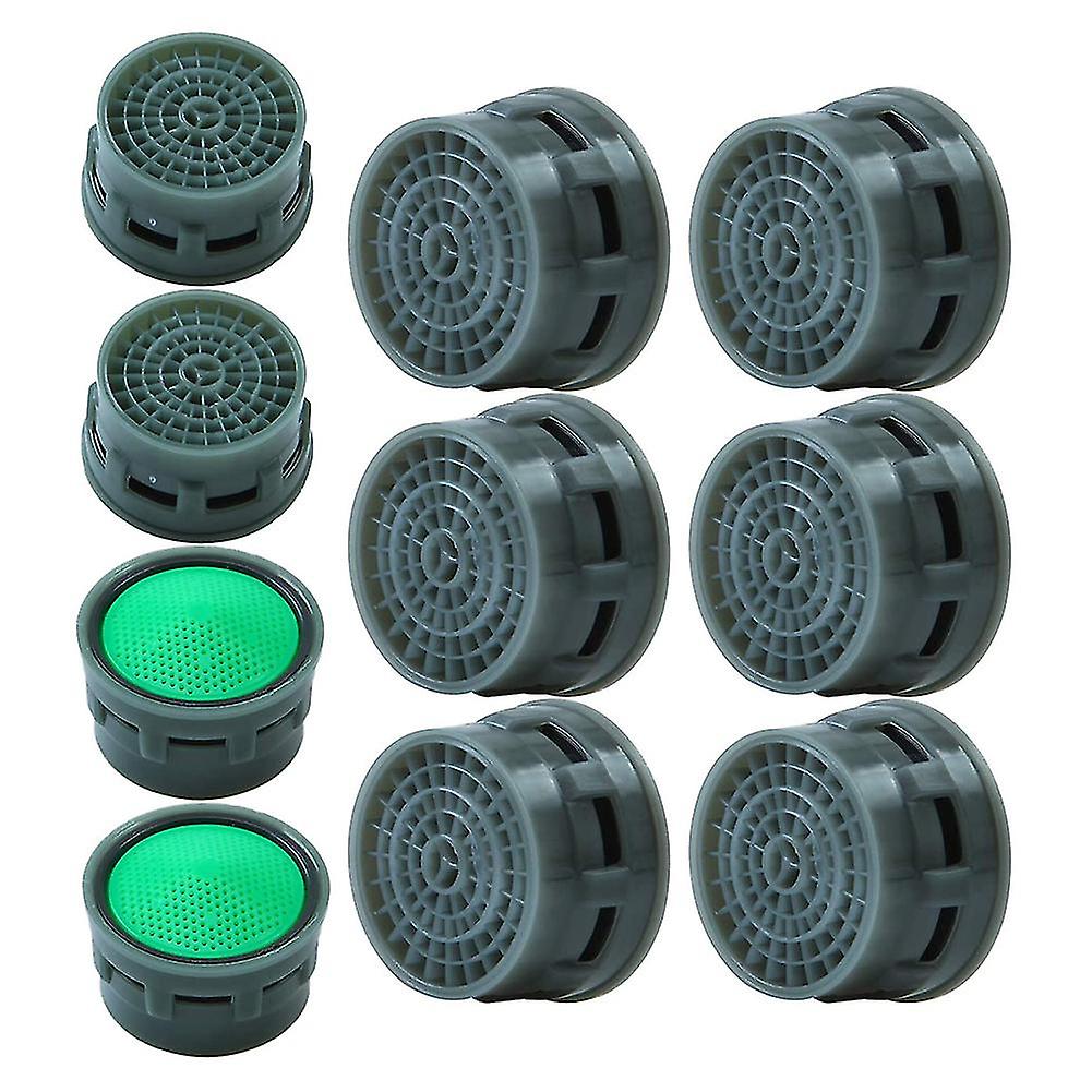 10Pcs Faucet Aerator Flow Restrictor Replacement Inserts for Bathroom Kitchen Sink Water Saving Durable
