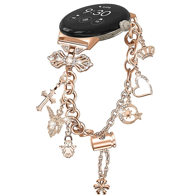 For Google Pixel Watch 2/Pixel Watch Adjustable Bracelet Watch Strap DIY Smartwatch Chain Strap