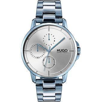 Focus analog kvartsur for menn med armbånd i rustfritt stål 1530051