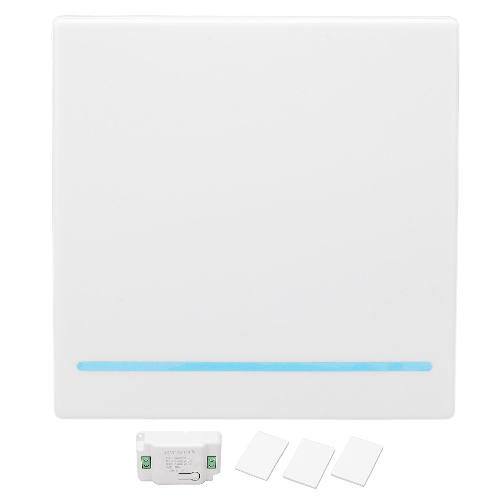 Smart Wireless Remote Control Wall Switch - Easy Installation, Strong Signal, Durable Design