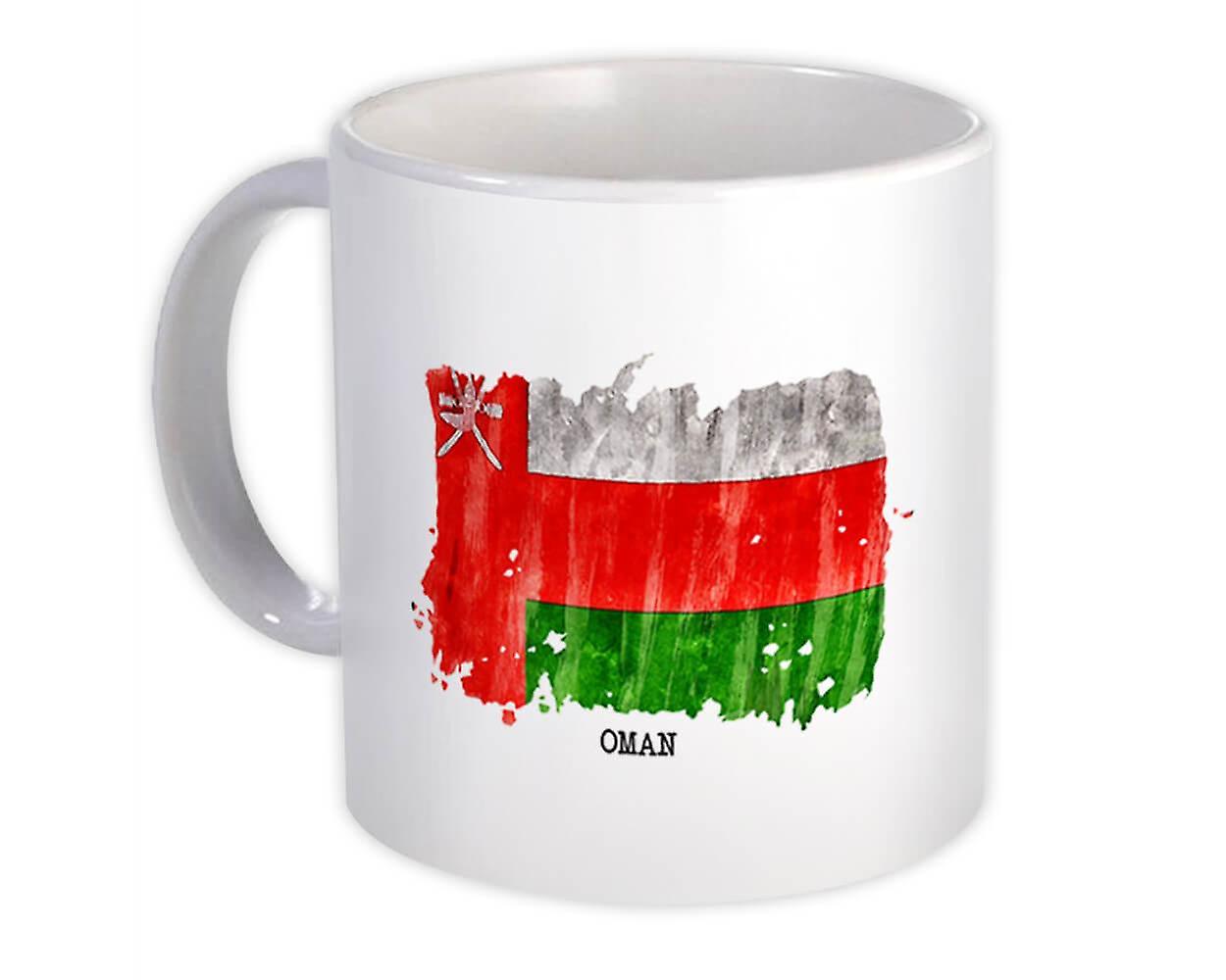 Gift Mug: Oman Flag Asia
