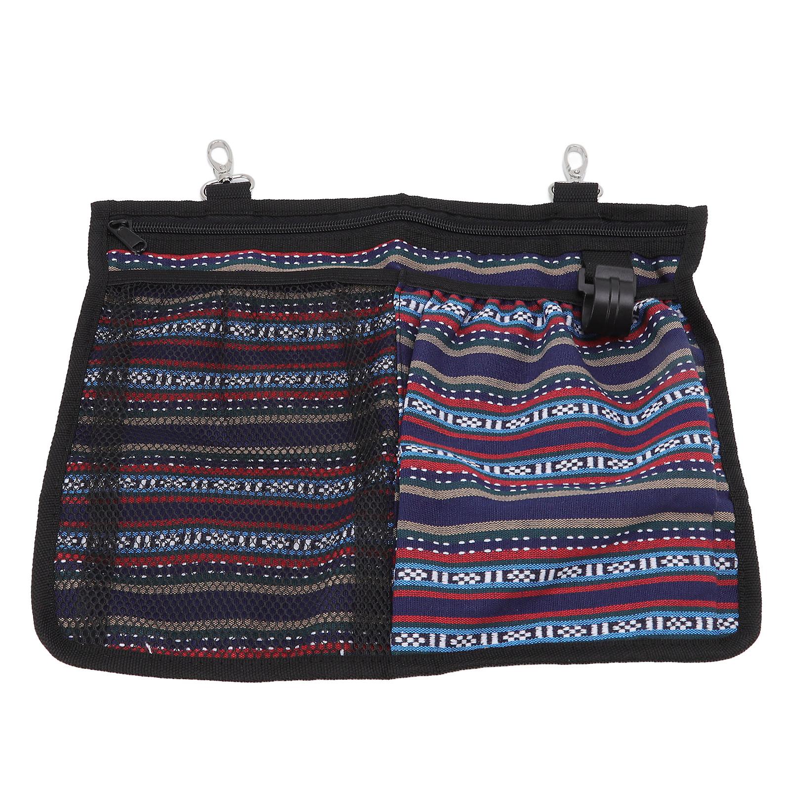 Large Canvas Dog Cage Storage Bag 35x28cm with Pockets