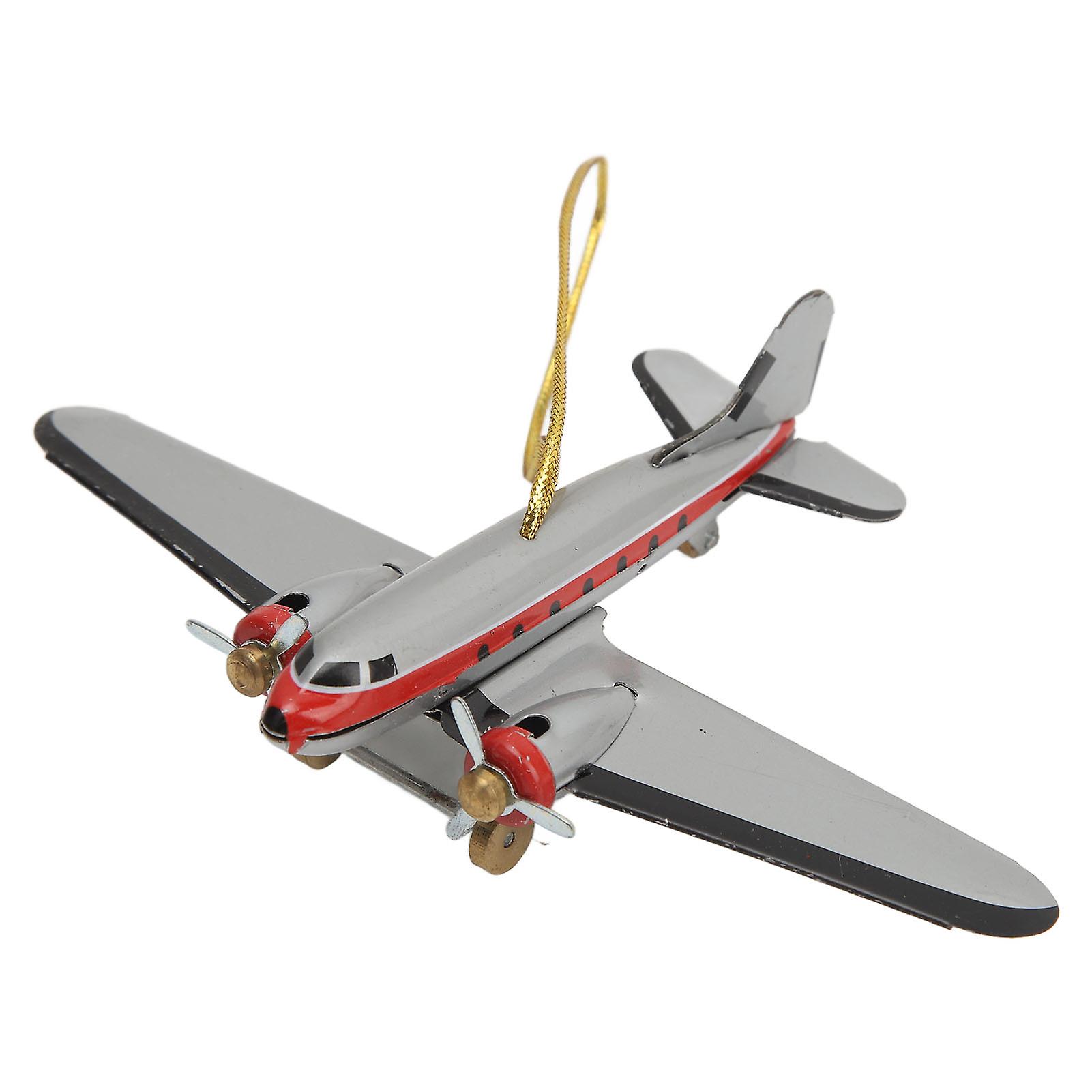 Metal Airplane Model, Vintage Metal Airplane Model, Retro Tin Airplane Toy for Collection