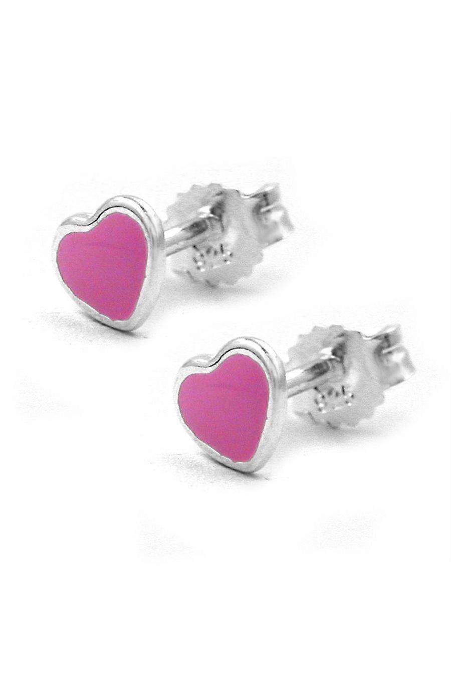 Stud Earrings Little Heart Silver 925 - Gl91294