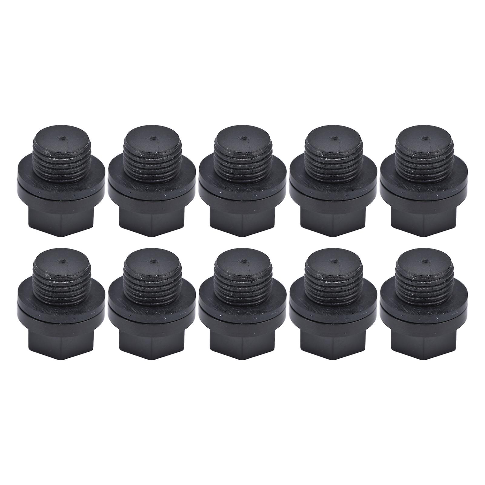 10pcs 1/4" Pool Drain Plug, Fine Workmanship, Simple Operation, Rubber Material, Small Volume