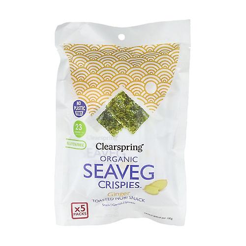 Pack Nori seaweed with ginger snack 5 units of 4g
