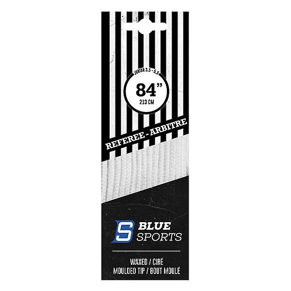 Blue Sports Referee Pro Waxed Shoelaces