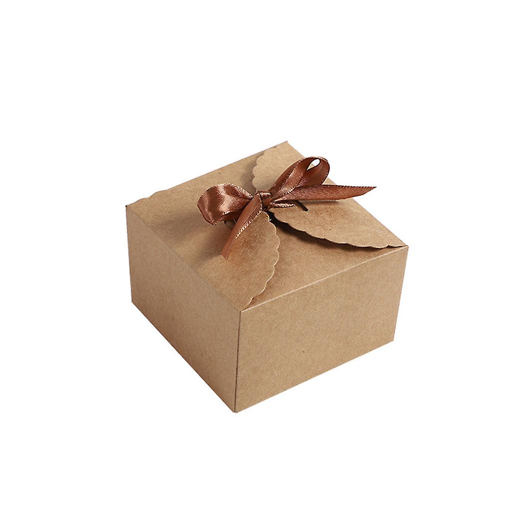 12PCS Gift Box Portable Foldable Package Boxes Solid Color Jewelry Holder
