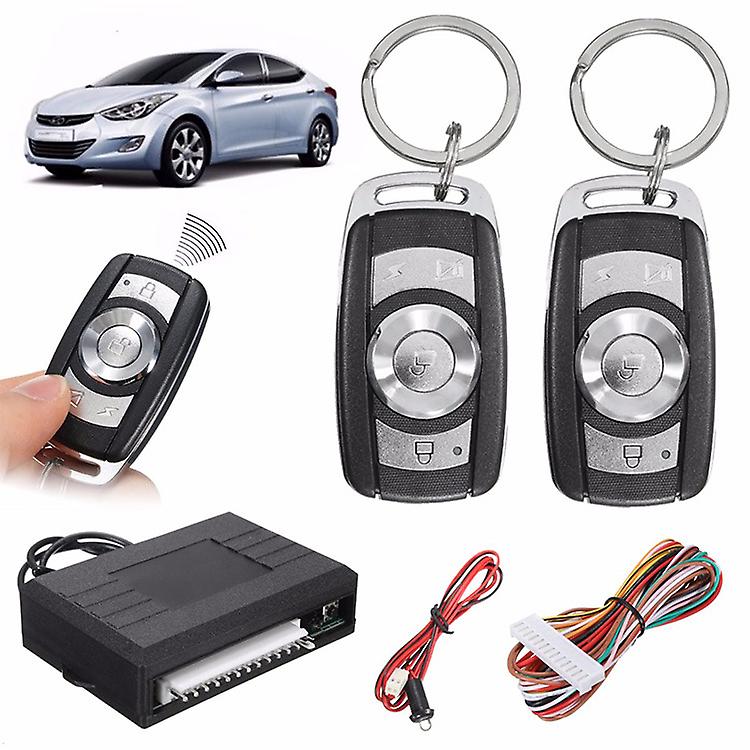 Car Alarm System, Burglar Security System, Keyless Entry Alarm System with 2 Siren Remote Control