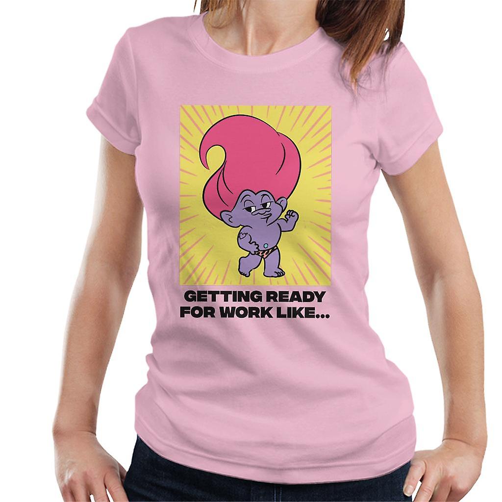 Trolls Getting Ready For Work Like Women's T-Shirt