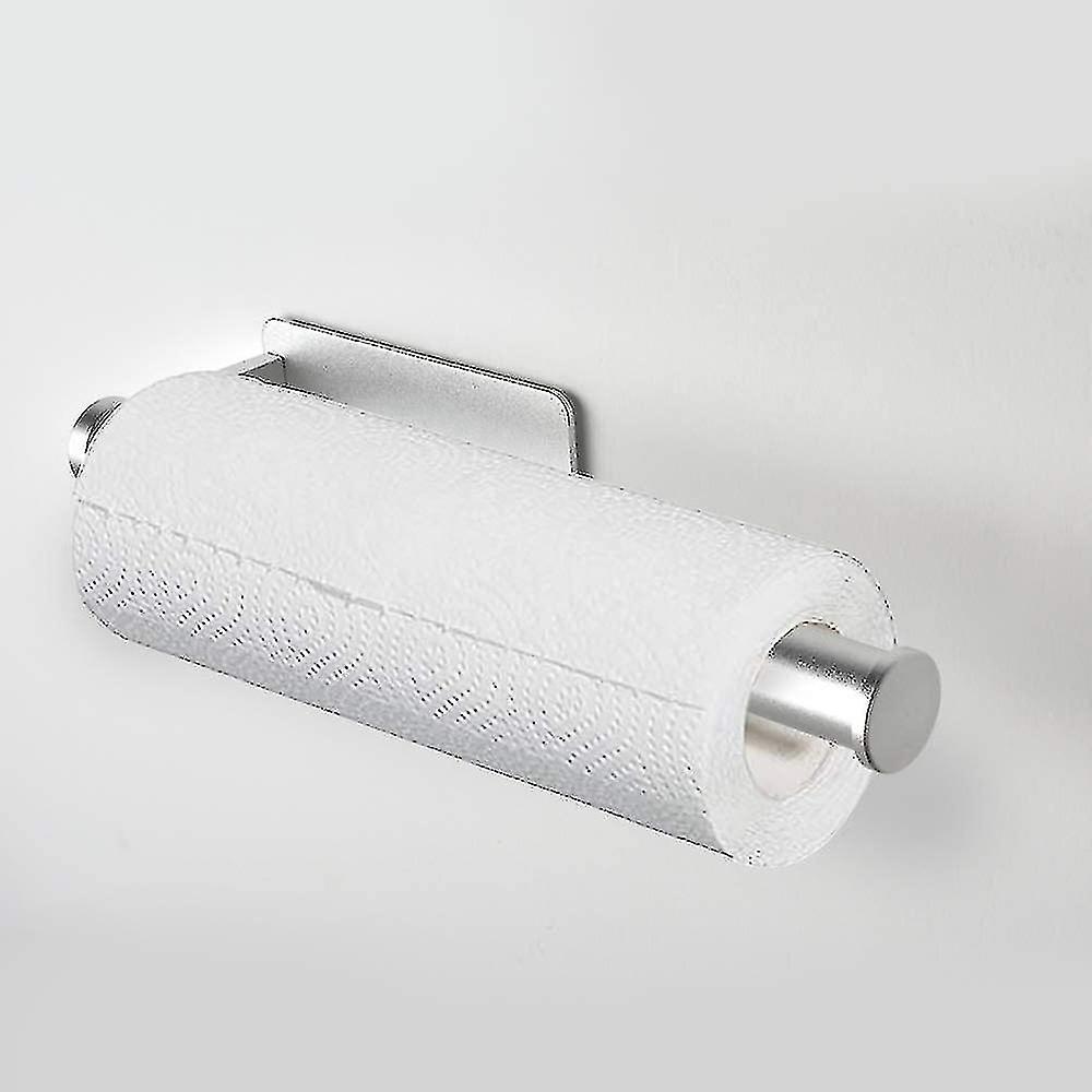 Kitchen paper roll holder without drilling, wall-mounted kitchen paper roll holder