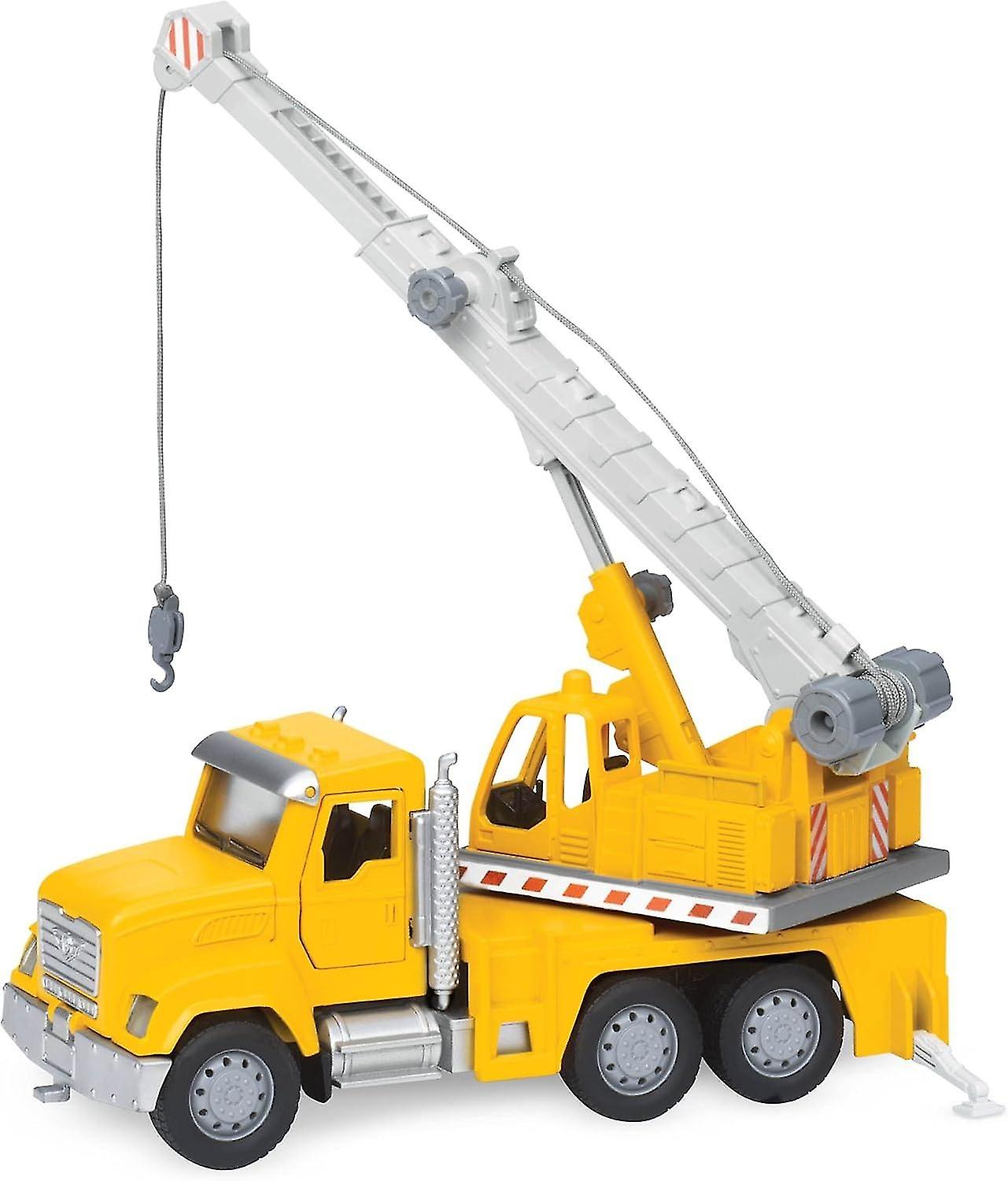 Micro Toy Crane and Rope Includes Working LED Lights and Sounds Cars and Trucks for Kids Age 3+, N