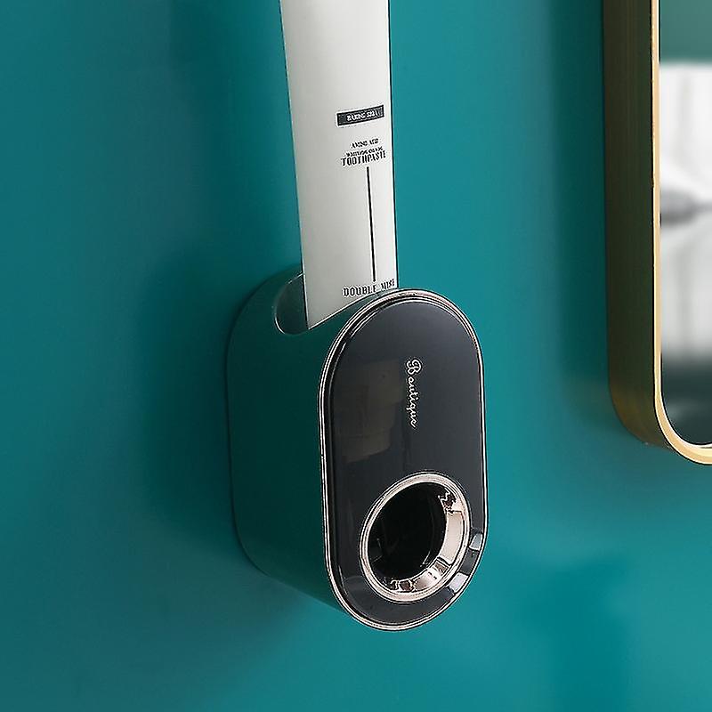 Toothpaste Dispenser Automatic [wall Mounting / Trackless Installation green