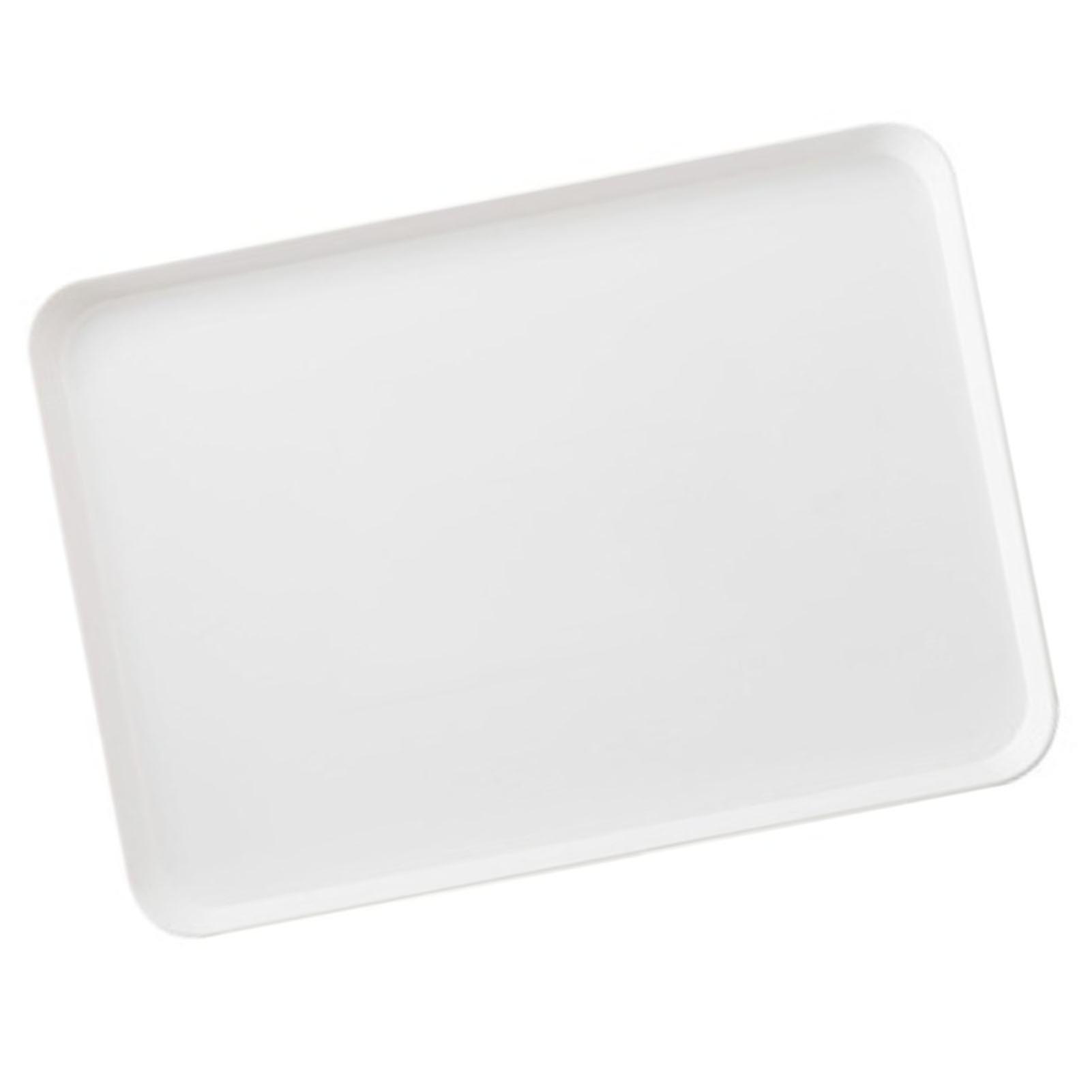 Plastic Breakfast Plate Rectangular Food Serving Tray Fruit Bread Cup Dinner Dish for Home Cafe Hotel 