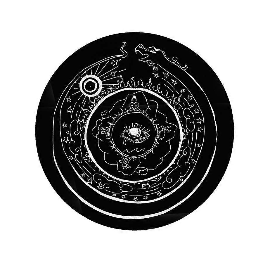 Ouroboros Dekorativt Cirkeltæppe