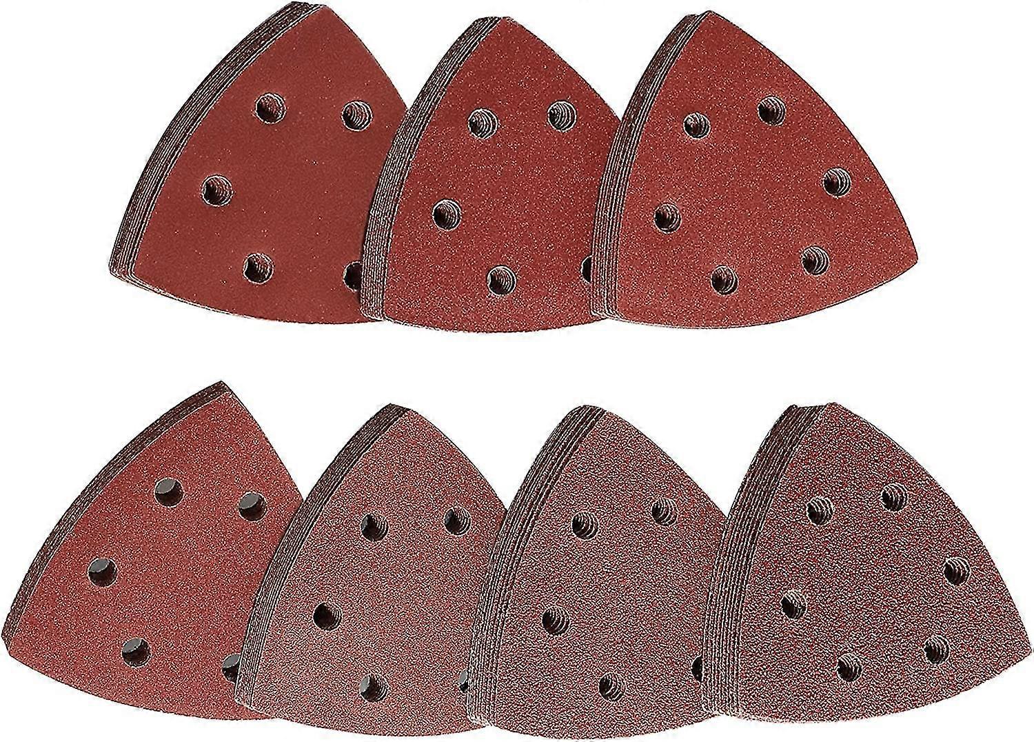 15pcs Self-abrasive Triangular Sandpaper 6 Holes 60 Grit Triangle Sandpaper Set Triangle Sandpaper Triangle Sandpaper