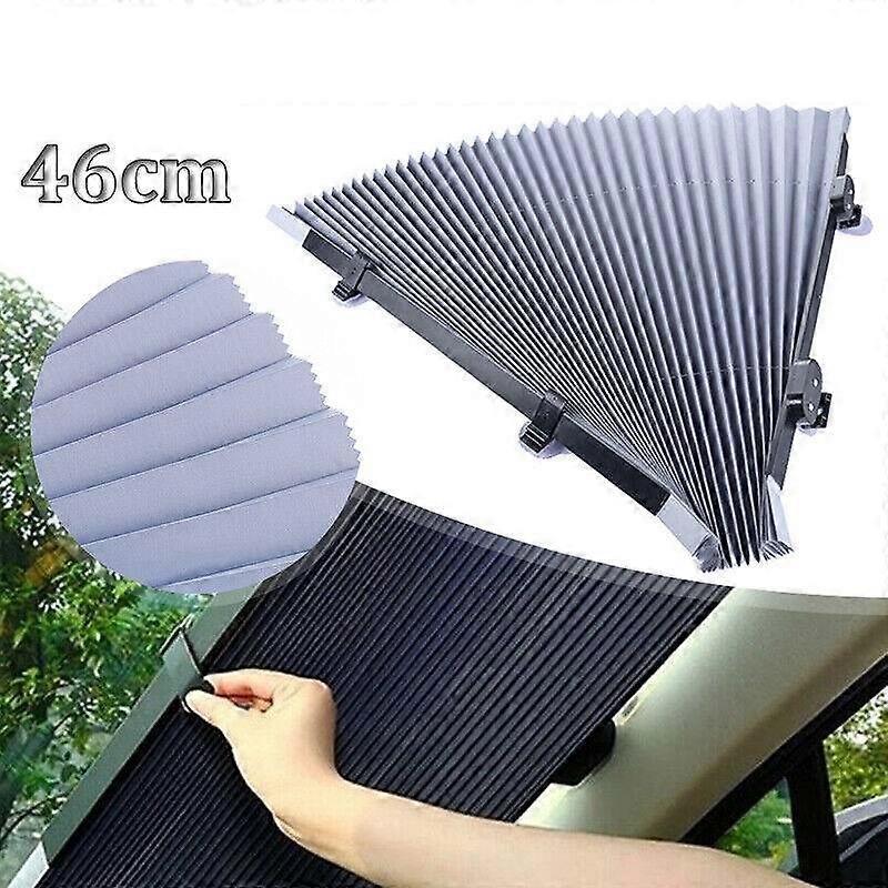 150 46CM Retractable SUV Car Front Windshield Sunshade Rear Window Sun Visor UV w12507345